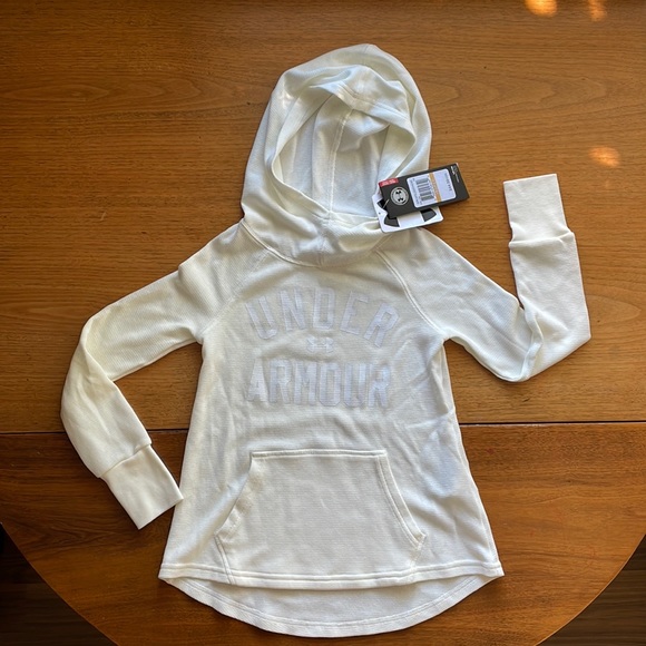 Sz girls Small Under Armour waffle hoody - Picture 1 of 4